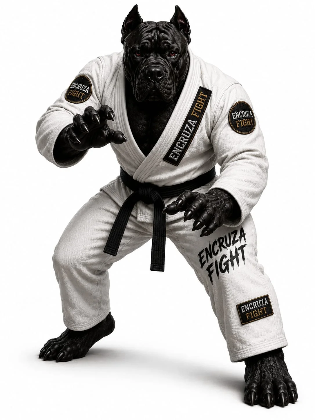 Arte oficial Encruza Fight para treino e controle